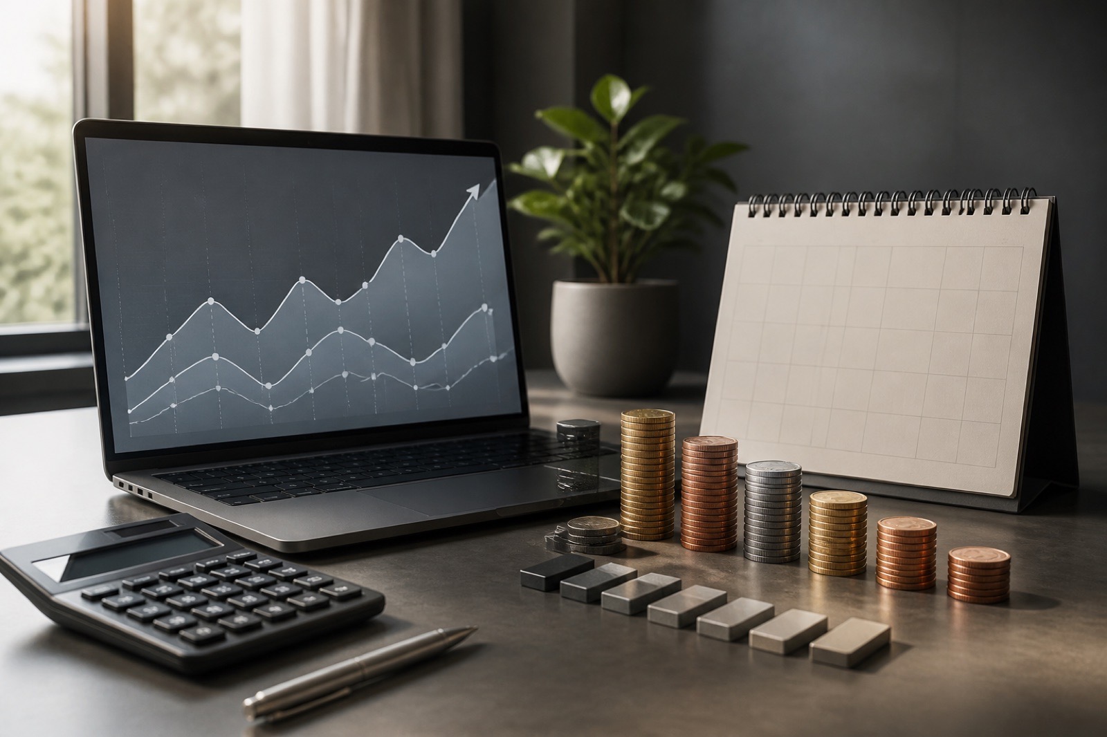 Visual representing forecasting and professional analysis