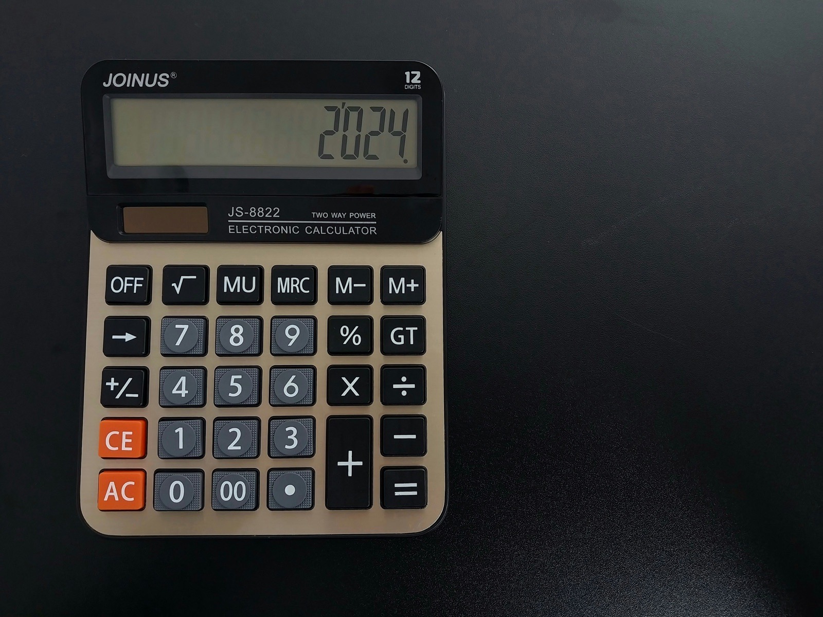 Minimal office calculator.
